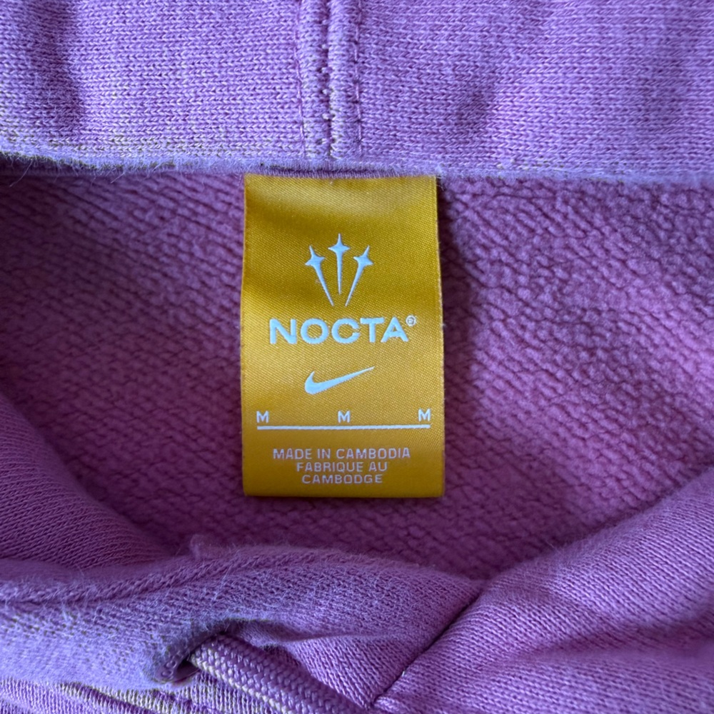 Nike Nocta Men's Pink Hoodie - Picture 3 of 5